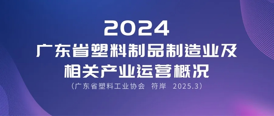2024廣東省塑料制品制造業及相關產業運營概況